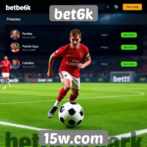 Apostas esportivas no bet6k em foco